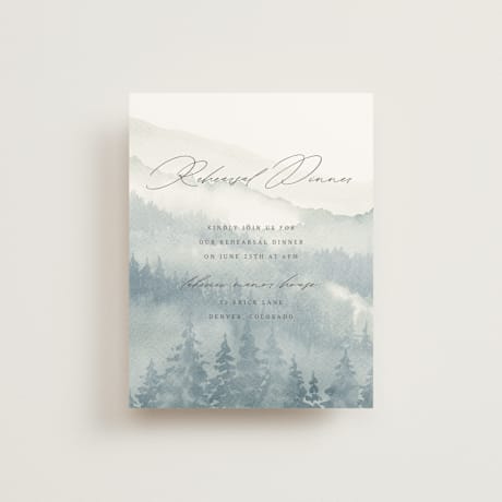 Rehearsal Dinner Cards