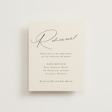 Rehearsal Dinner Cards