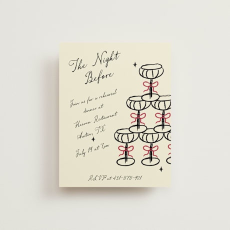 Rehearsal Dinner Cards