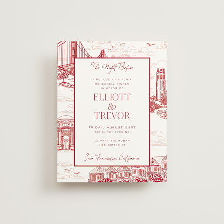 Rehearsal Dinner Cards