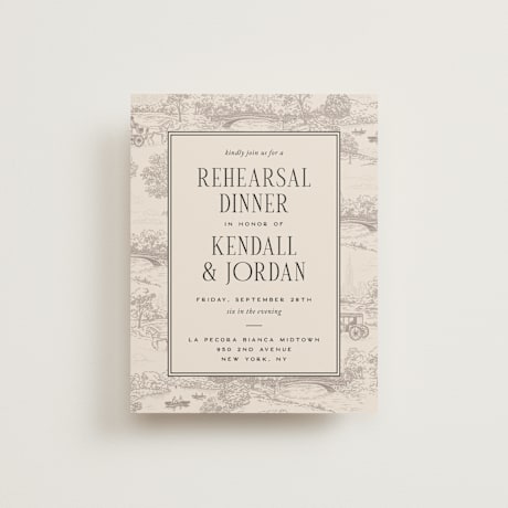 Rehearsal Dinner Cards