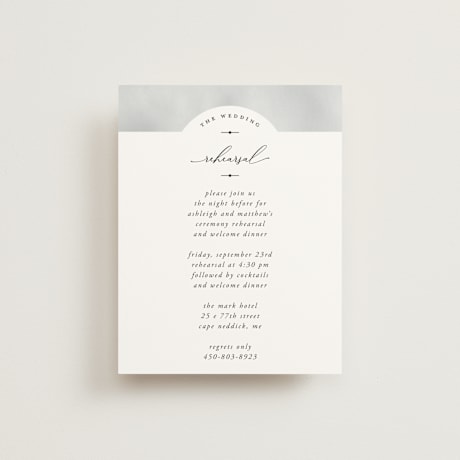 Rehearsal Dinner Cards