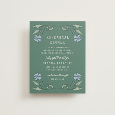 Rehearsal Dinner Cards