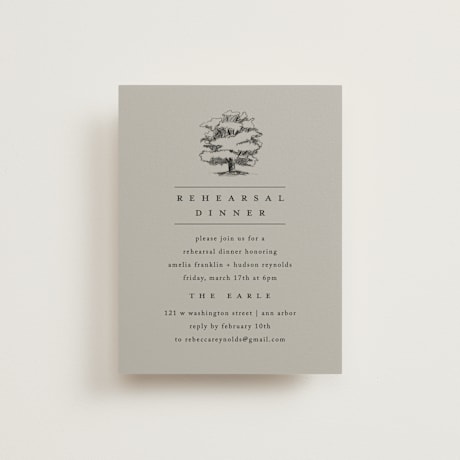 Rehearsal Dinner Cards