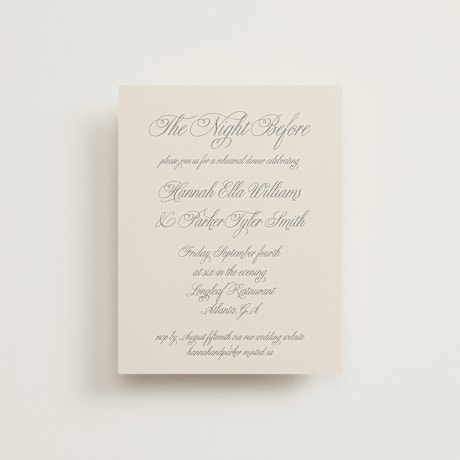Rehearsal Dinner Cards