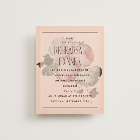 Rehearsal Dinner Cards