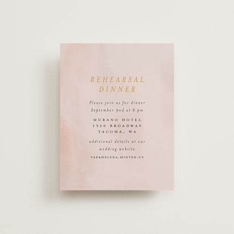Rehearsal Dinner Cards