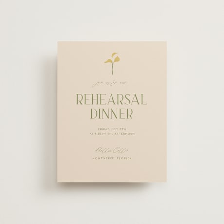 Rehearsal Dinner Cards