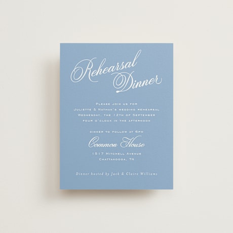 Rehearsal Dinner Cards