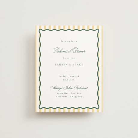 Rehearsal Dinner Cards