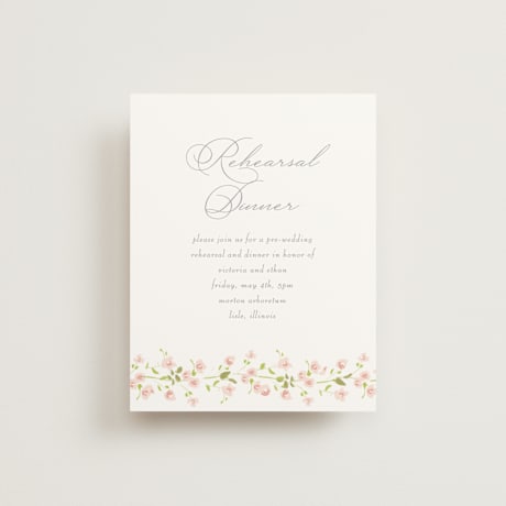 Rehearsal Dinner Cards