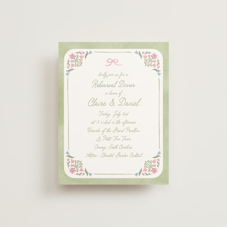 Rehearsal Dinner Cards