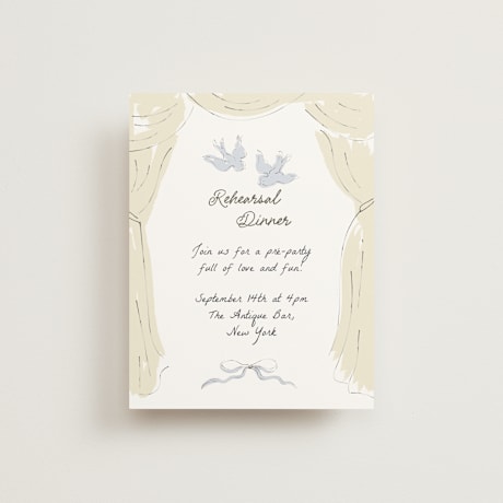 Rehearsal Dinner Cards