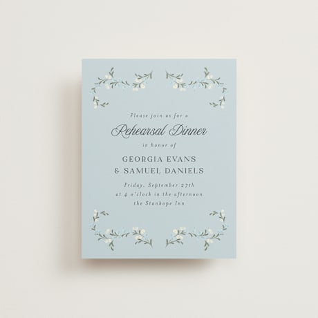 Rehearsal Dinner Cards