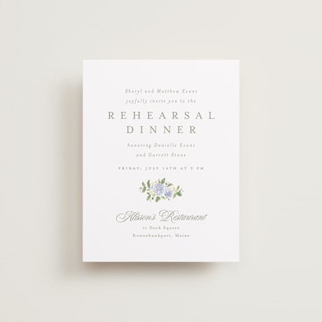 Rehearsal Dinner Cards