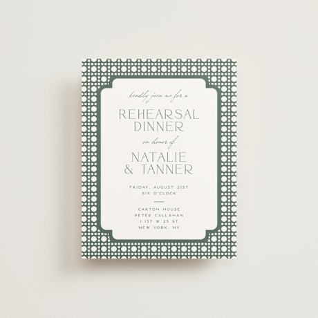 Rehearsal Dinner Cards