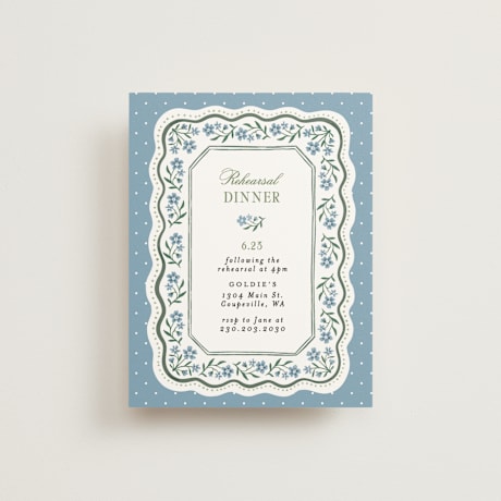 Rehearsal Dinner Cards