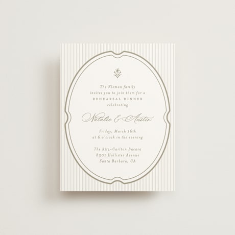 Rehearsal Dinner Cards