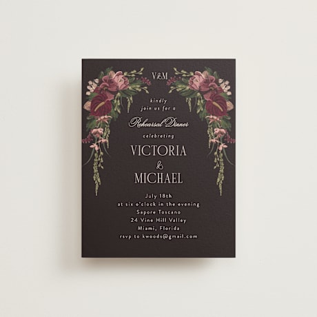 Rehearsal Dinner Cards