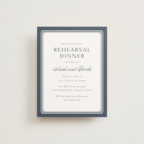 Rehearsal Dinner Cards