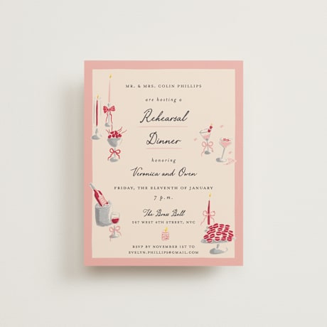 Rehearsal Dinner Cards