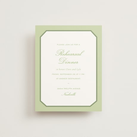Rehearsal Dinner Cards