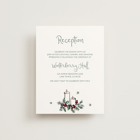 Reception Cards