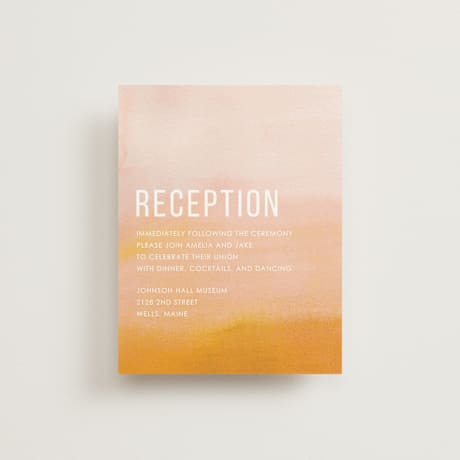 Reception Cards