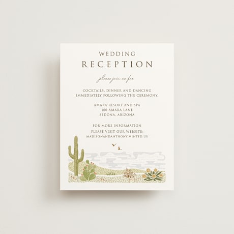 Reception Cards