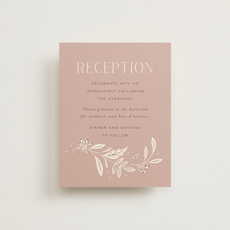 Reception Cards