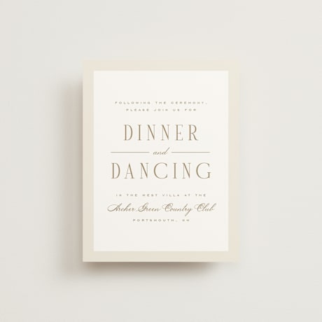 Reception Cards