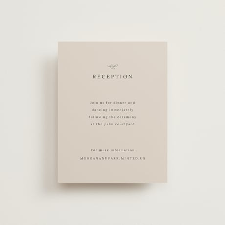 Reception Cards