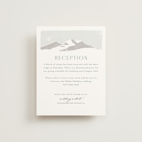 Reception Cards