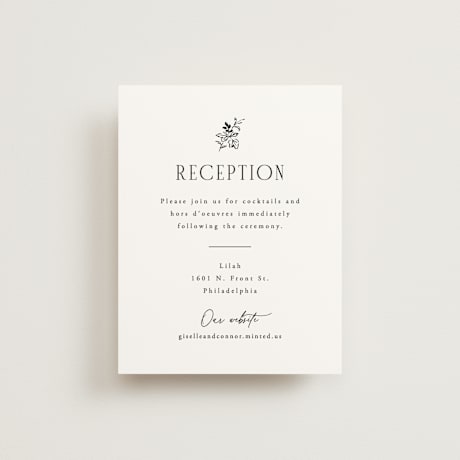 Reception Cards
