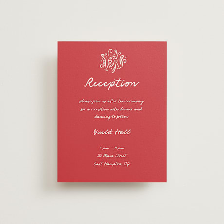 Reception Cards