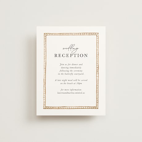 Reception Cards