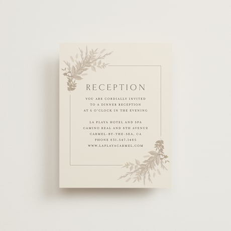 Reception Cards