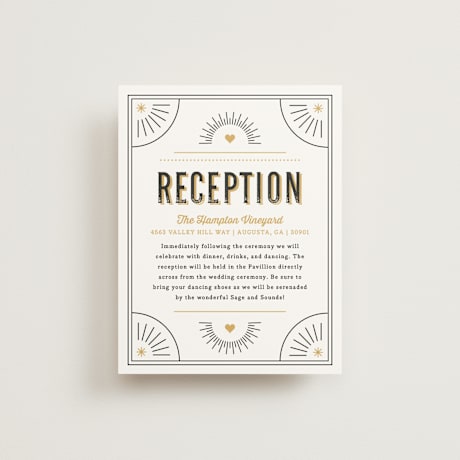 Reception Cards