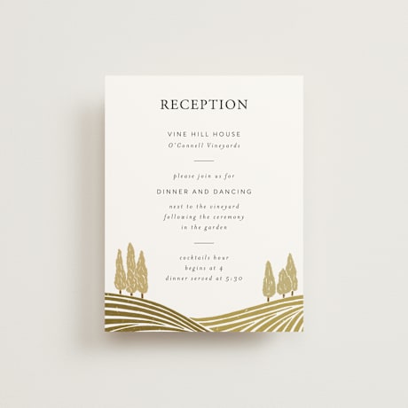 Reception Cards