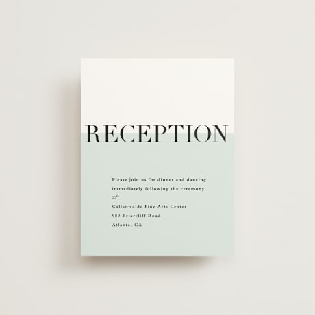 Reception Cards