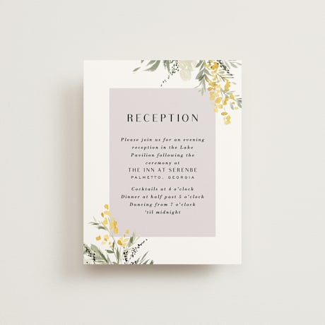 Reception Cards