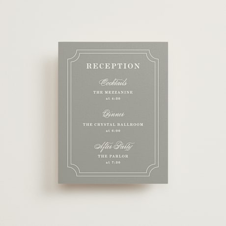 Reception Cards