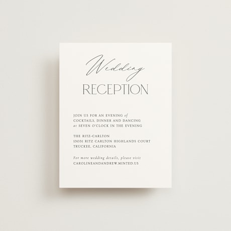 Reception Cards