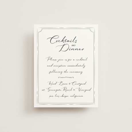 Reception Cards