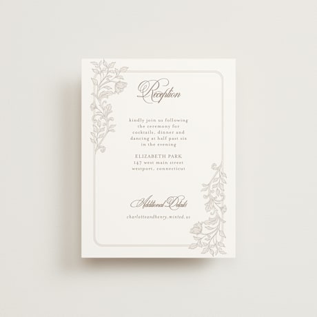 Reception Cards
