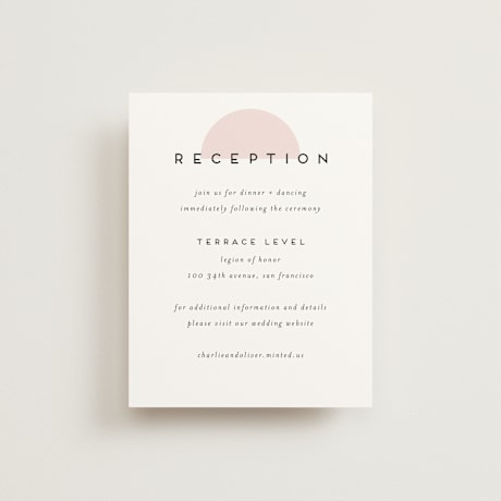Reception Cards