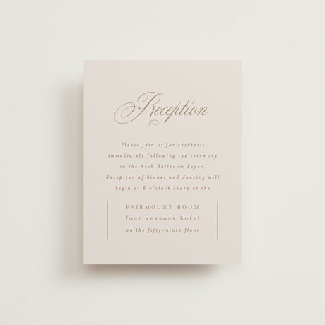 Reception Cards