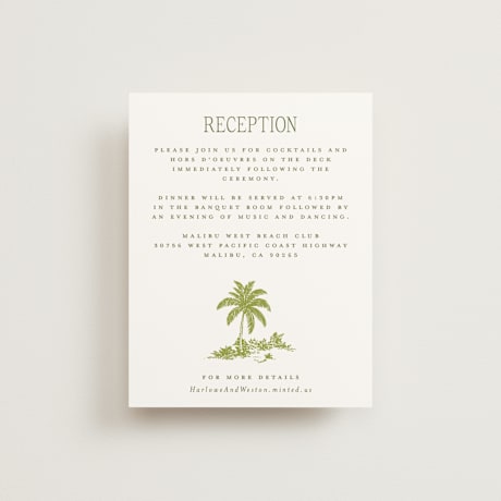 Reception Cards