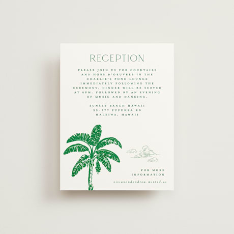 Reception Cards