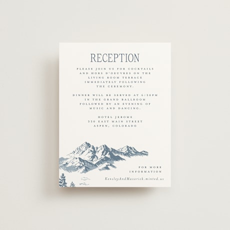 Reception Cards